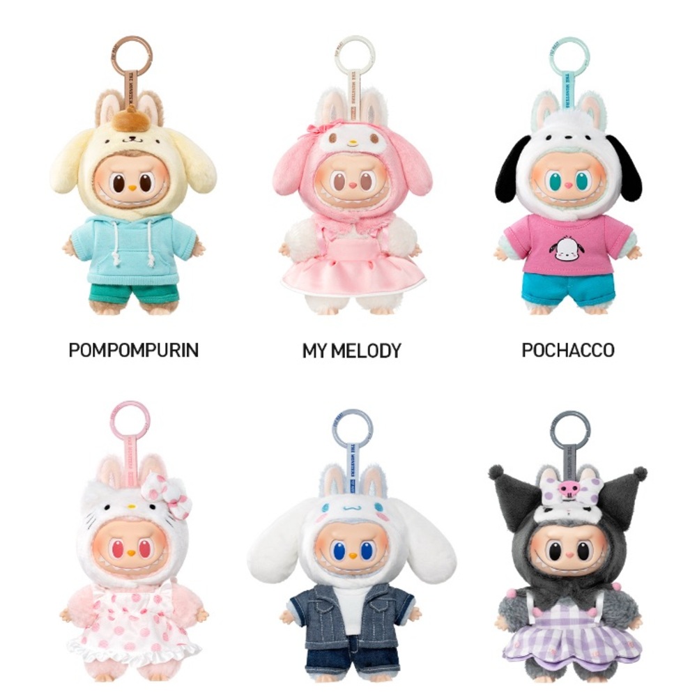 POP MART The Monsters x Hello Kitty and Friends Vinyl Plush Pendant - Blind Box - Picture 3 of 11